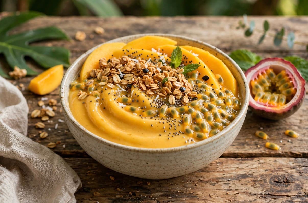 Mango Passionfruit Smoothie Bowl