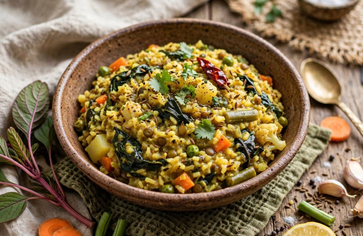 Amaranth Vegetable Khichdi